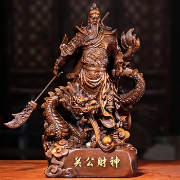 Идол для поклонения статуе Гуань Гун в гостиной для привлечения денег Гуань Гун Ву Бог богатства Гуань Юй таунхаус Бог богатства